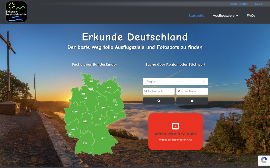 Erkunde Deutschland Startseite Ausflugsziele Fotospots