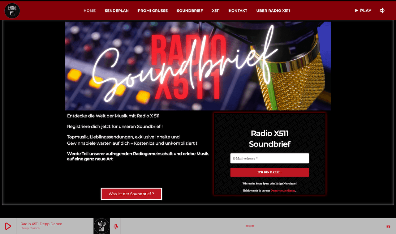Radio-X511 Soundbrief
