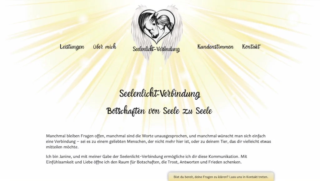 Seelenlicht-Verb indung.de - Janine Eckert, Referenz StarkesWeb-1